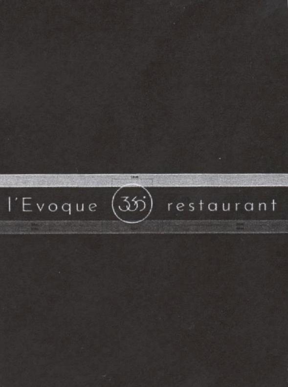 l' Evoque 360° restaurant