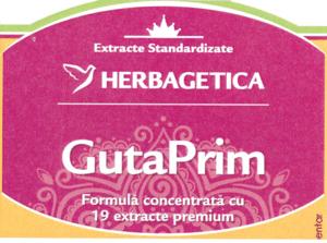 Extracte Standardizate HERBAGETICA GutaPrim Formulă concentrată cu 19 extracte premium