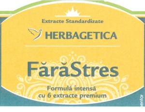 Extracte Standardizate HERBAGETICA FărăStres Formulă intensă cu 6 extracte premium