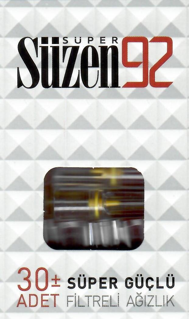 Süzen super 92 SÜPER GÜÇLÜ FILTRELI  AĞIZLIK 30 ± ADET