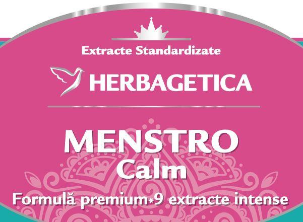 EXTRACTE STANDARDIZATE HERBAGETICA MENSTROCALM Formulă premium 9 extracte intense