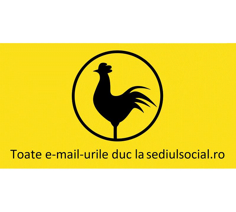 Toate e-mail-urile duc la sediulsocial.ro