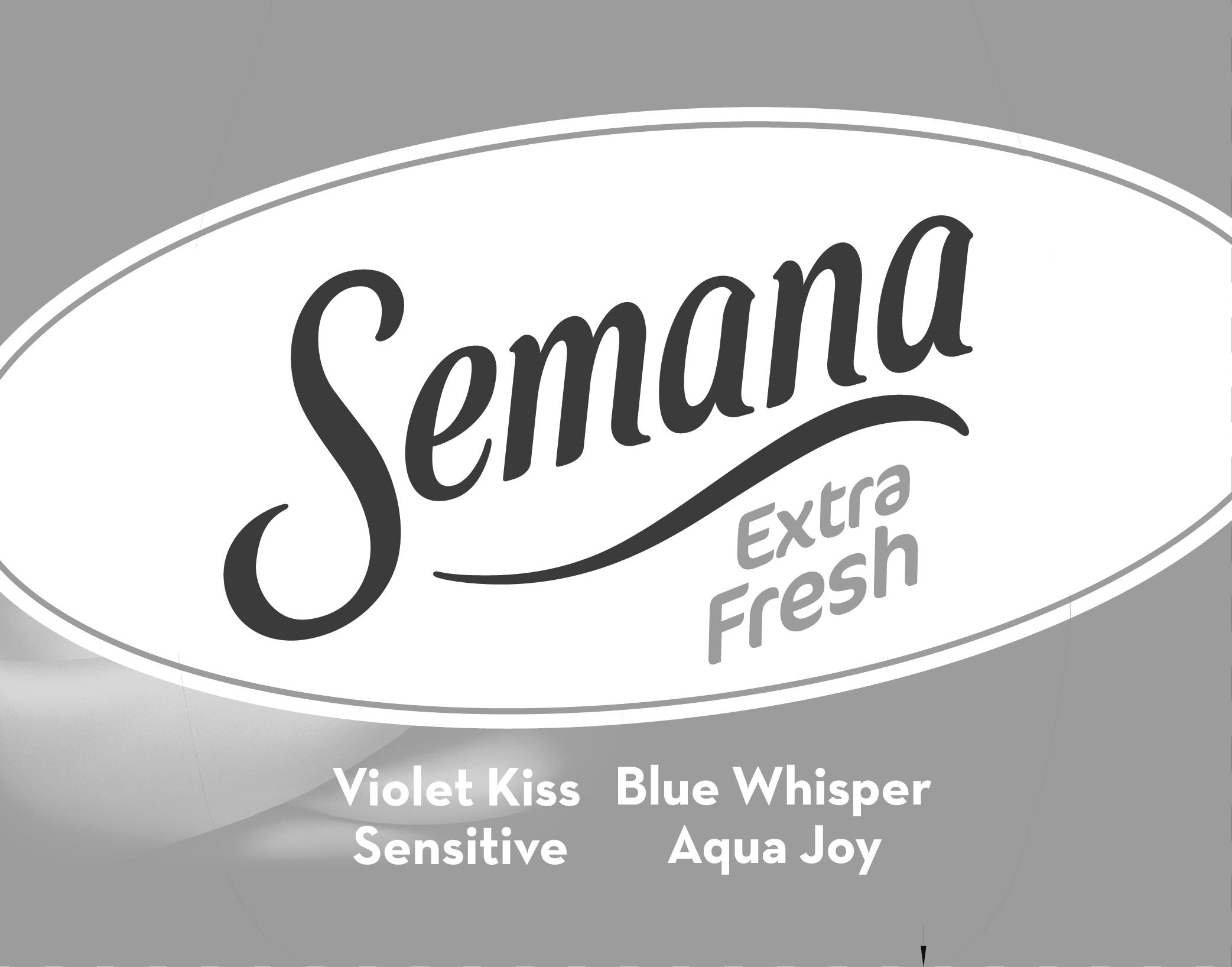 Semana Extra Fresh Violet Kiss Blue Whisper Sensitive Aqua Joy