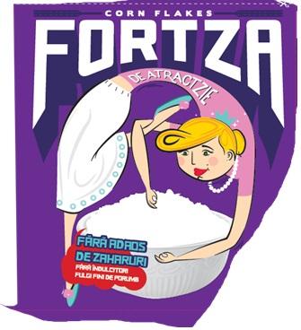 FORTZA DE ATRACTZIE CORN FLAKES FĂRĂ ADAOS DE ZAHARURI FĂRĂ ÎNDULCITORI FULGI FINI DE PORUMB