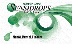 ROSERV PHARMA SENSIDROPS Mentă, Mentol, Eucalipt Linia Dr. Quinn