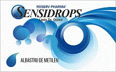 ROSERV PHARMA SENSIDROPS ALBASTRu DE METILEN Linia Dr. Quinn