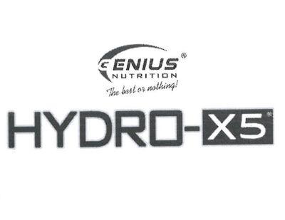 GENIUS NUTRITION The best or nothing! HYDRO-X5