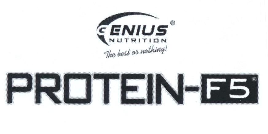 GENIUS NUTRITION The best or nothing! PROTEIN-F5