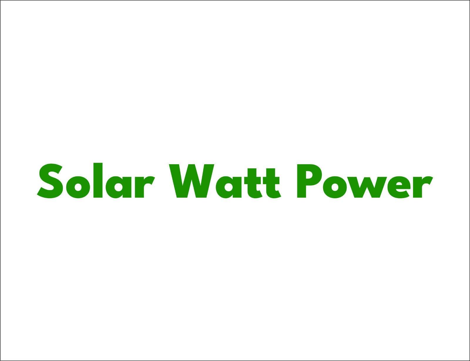 Solar Watt Power