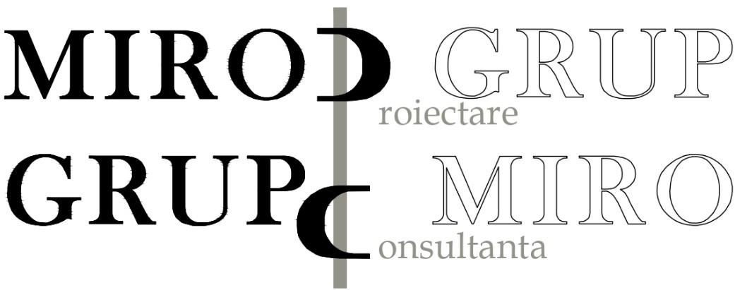 MIRO GRUP GRUP MIRO Proiectare Consultanta