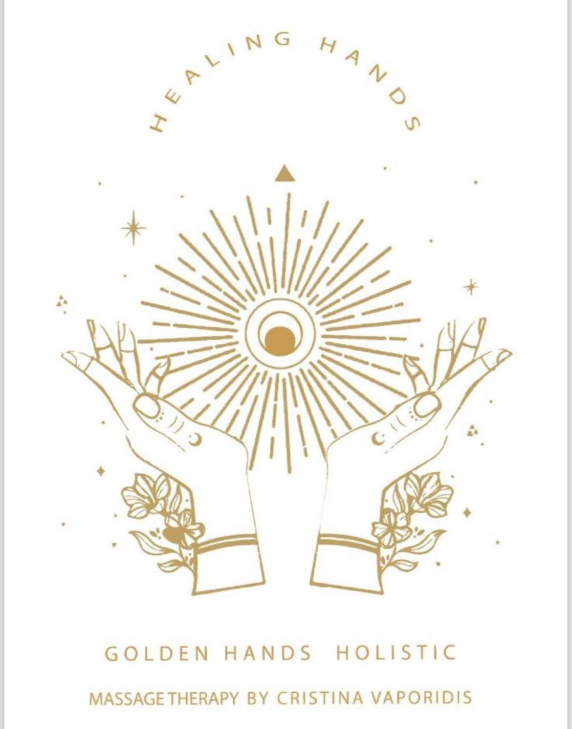 HEALING HANDS GOLDEN HANDS HOLISTIC MASSAGE THERAPY BY CRISTINA VAPORIDIS