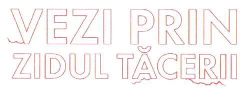 VEZI PRIN ZIDUL TĂCERII