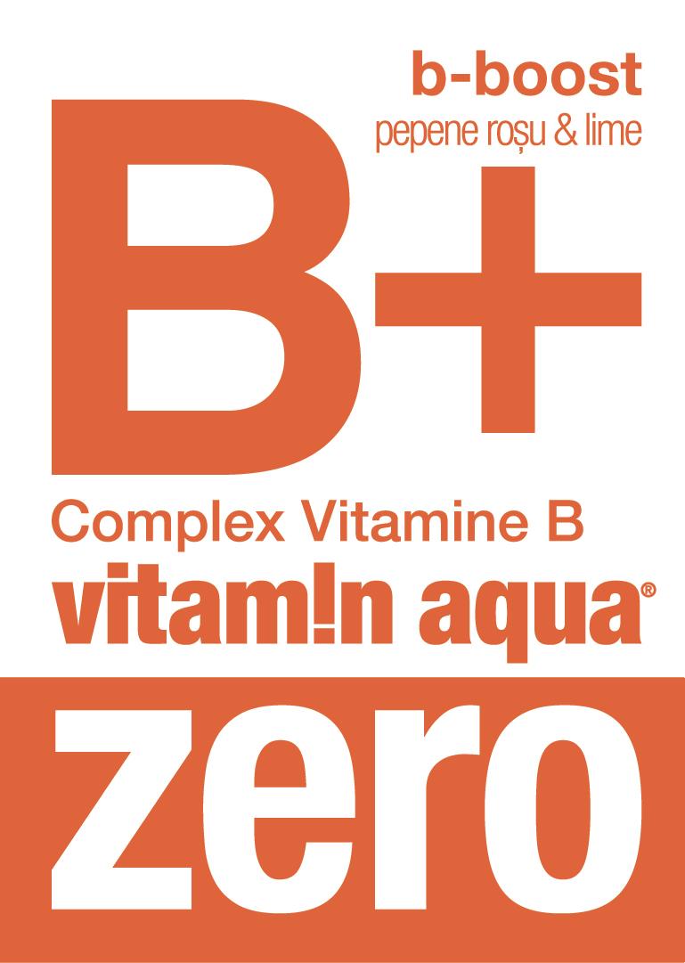 B+ b-boost vitam!n aqua zero pepene roșu & lime Complex Vitamine B