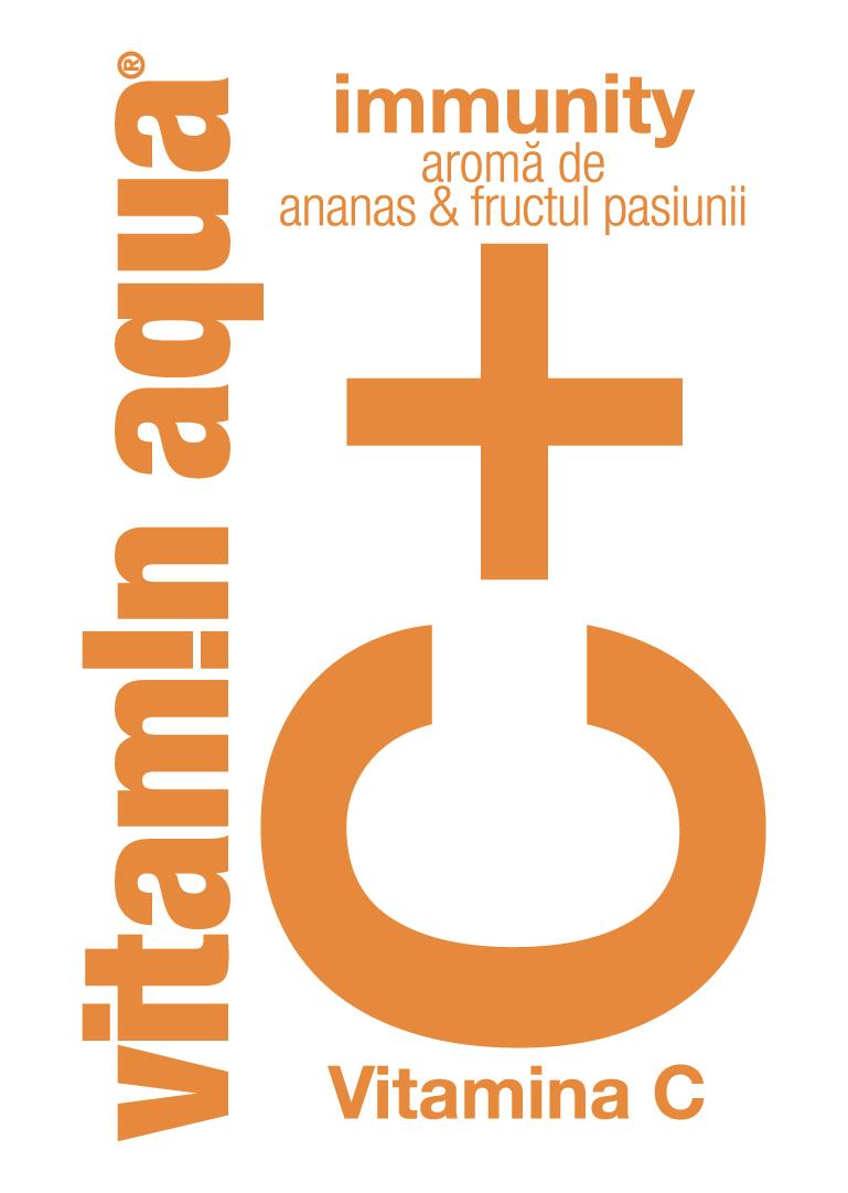vitam!n aqua immunity C+ aromă de ananas & fructul pasiunii Vitamina C