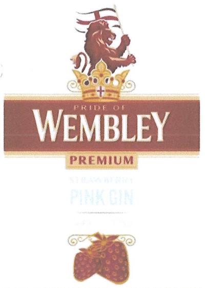 PRIDE OF WEMBLEY PREMIUM STRAWBERRY PINK GIN